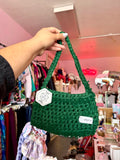 YZZKA Studio Baby Grouch Crochet Bag - 100% Reclaimed Fabric