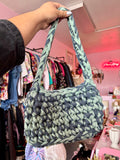 YZZKA Studio Gaia Crochet Bag - 100% Reclaimed Fabric