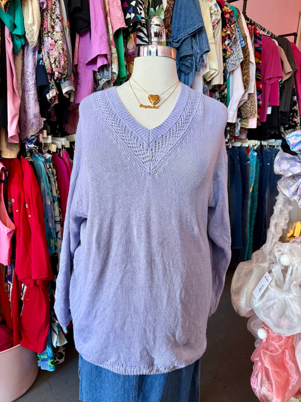 2000s Venezia Longline Sweater - Fits Size 3X-5X