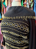 80s Beads and Baubles Sweater - Fits Size 3X/4X