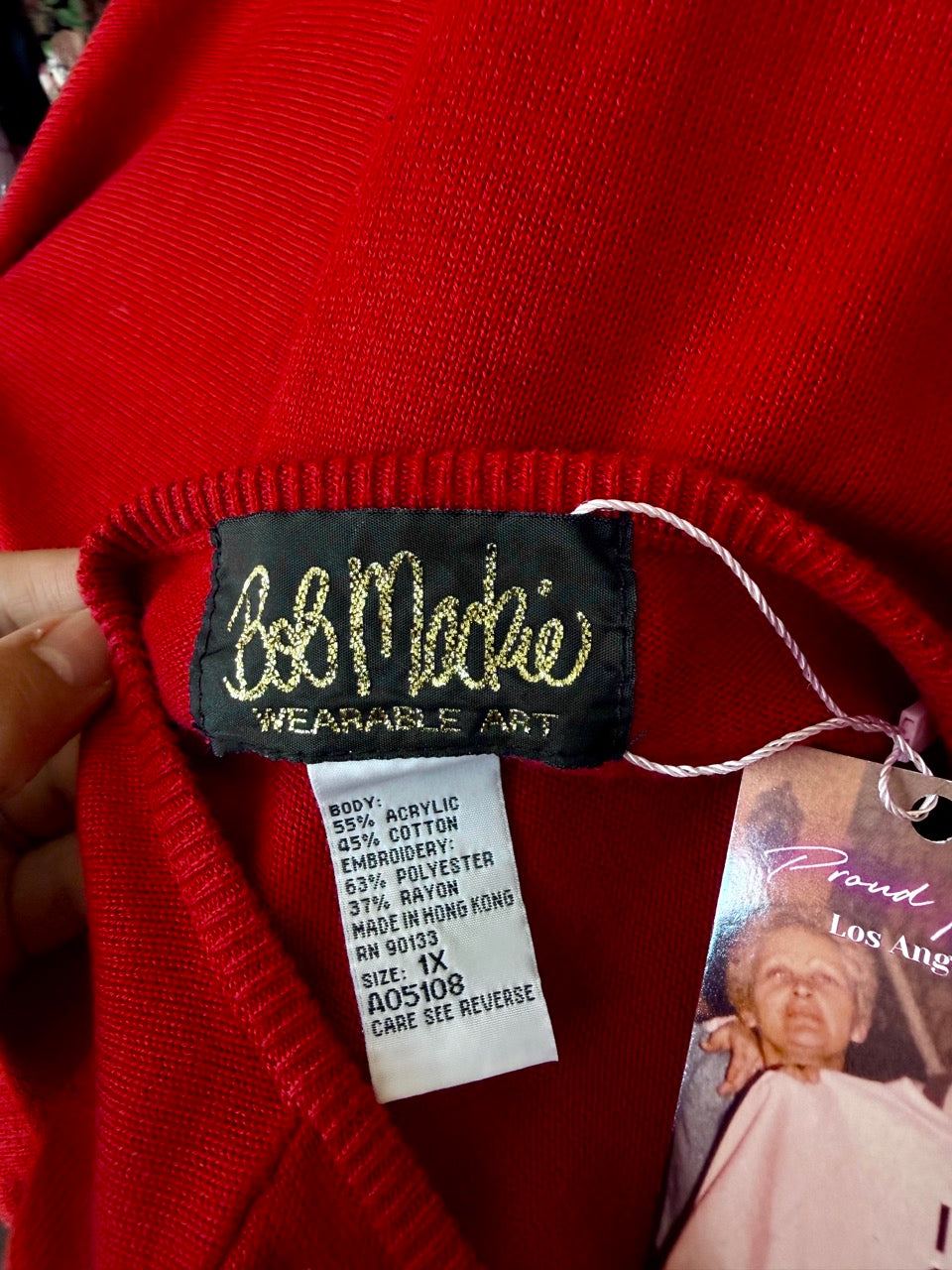 90s Charmed, I'm Sure Bob Mackie Sweater - Fits Size 3X-5X