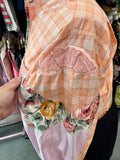 MV Garcia x Proud Mary Patchwork Ballon Sleeve Button-up Top - 2X/3X