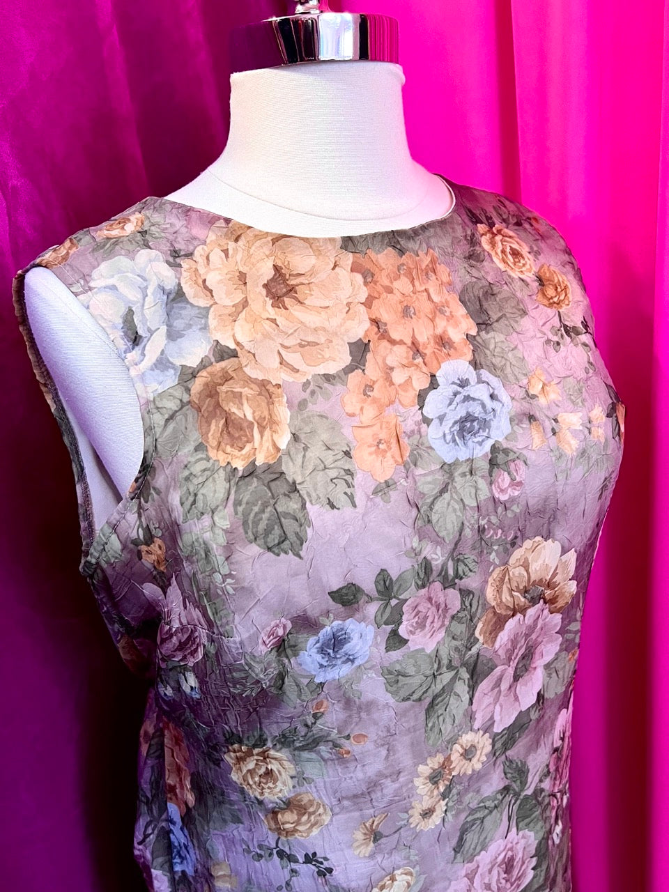 90s Moody Floral Maxi Dress