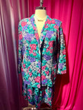 80s Mixed Floral Skirt Set