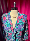80s Mixed Floral Skirt Set