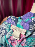 80s Mixed Floral Skirt Set