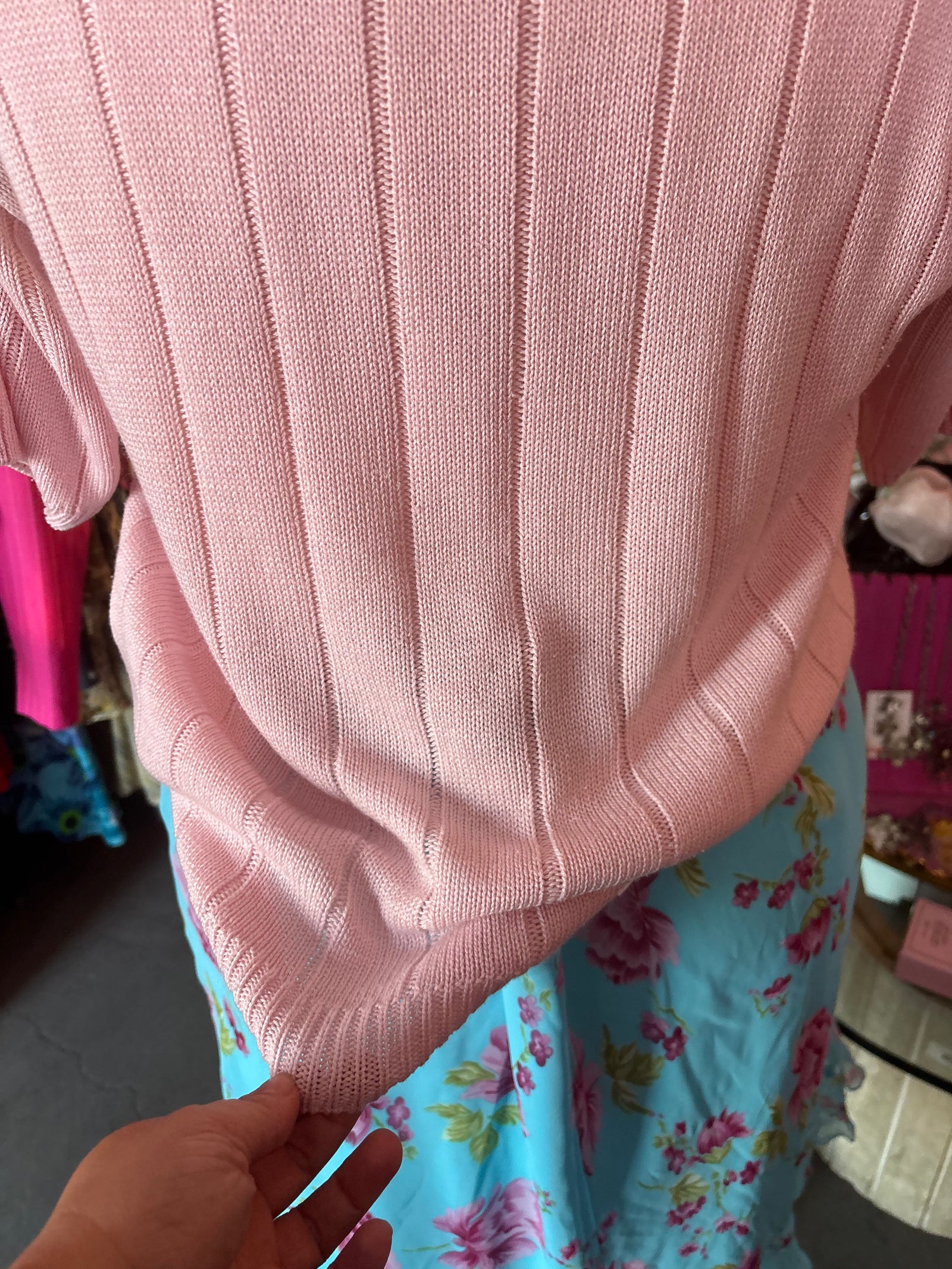 Vintage Short Sleeve Sweater