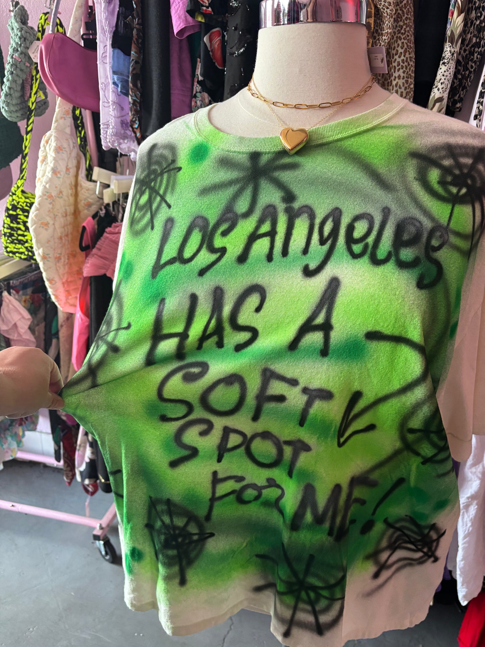 Los Angeles Has a Soft Spot For Me Airbrushed Tee