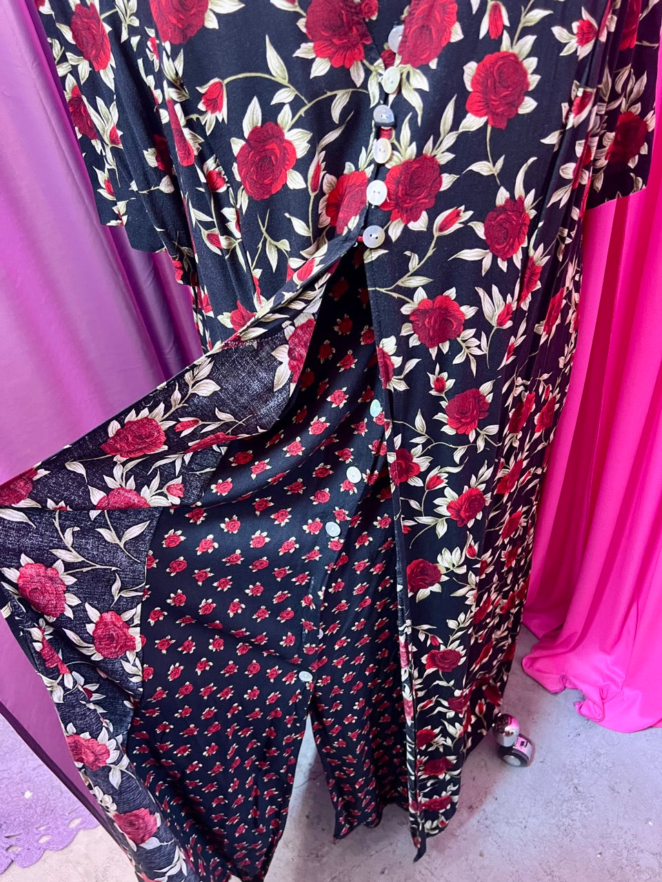 Romantic Rose 90s Double Layered Maxi Dress - Size 30 Proud Mary Fashion Romantic Rose 90s Double Layered Maxi Dress - Size 30 Proud Mary Fashion