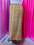 2000s Reptilia Snake Print Maxi Skirt - 2X (fits larger)