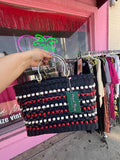 1960s/70s Lacquered Woven Bag