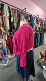 Pink Cotton Crochet Y2K Avenue Shrug - Size 22/24, 3X
