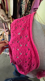 Pink Cotton Crochet Y2K Avenue Shrug - Size 22/24, 3X
