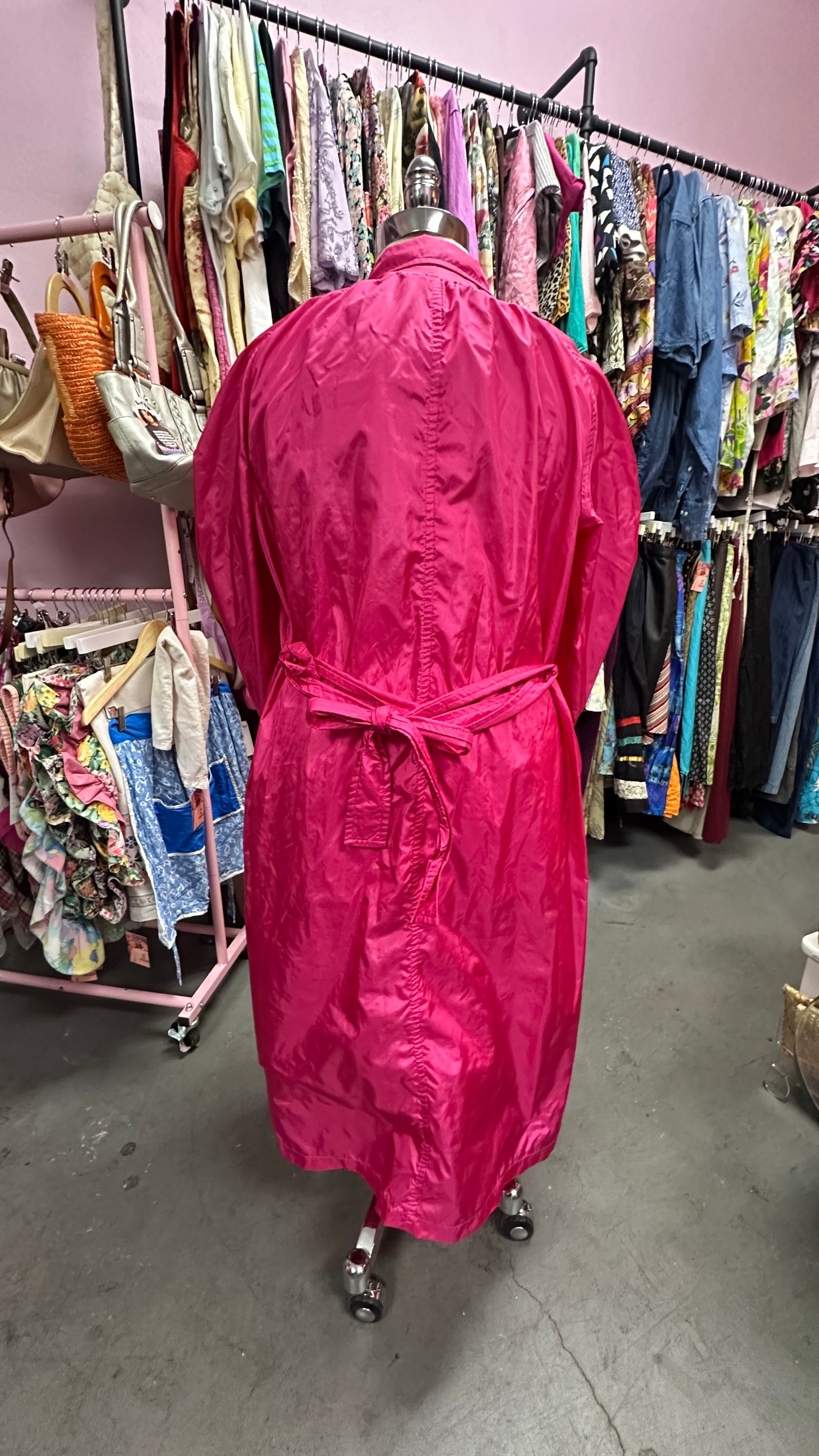 Malibu Pink Trench - Size XL