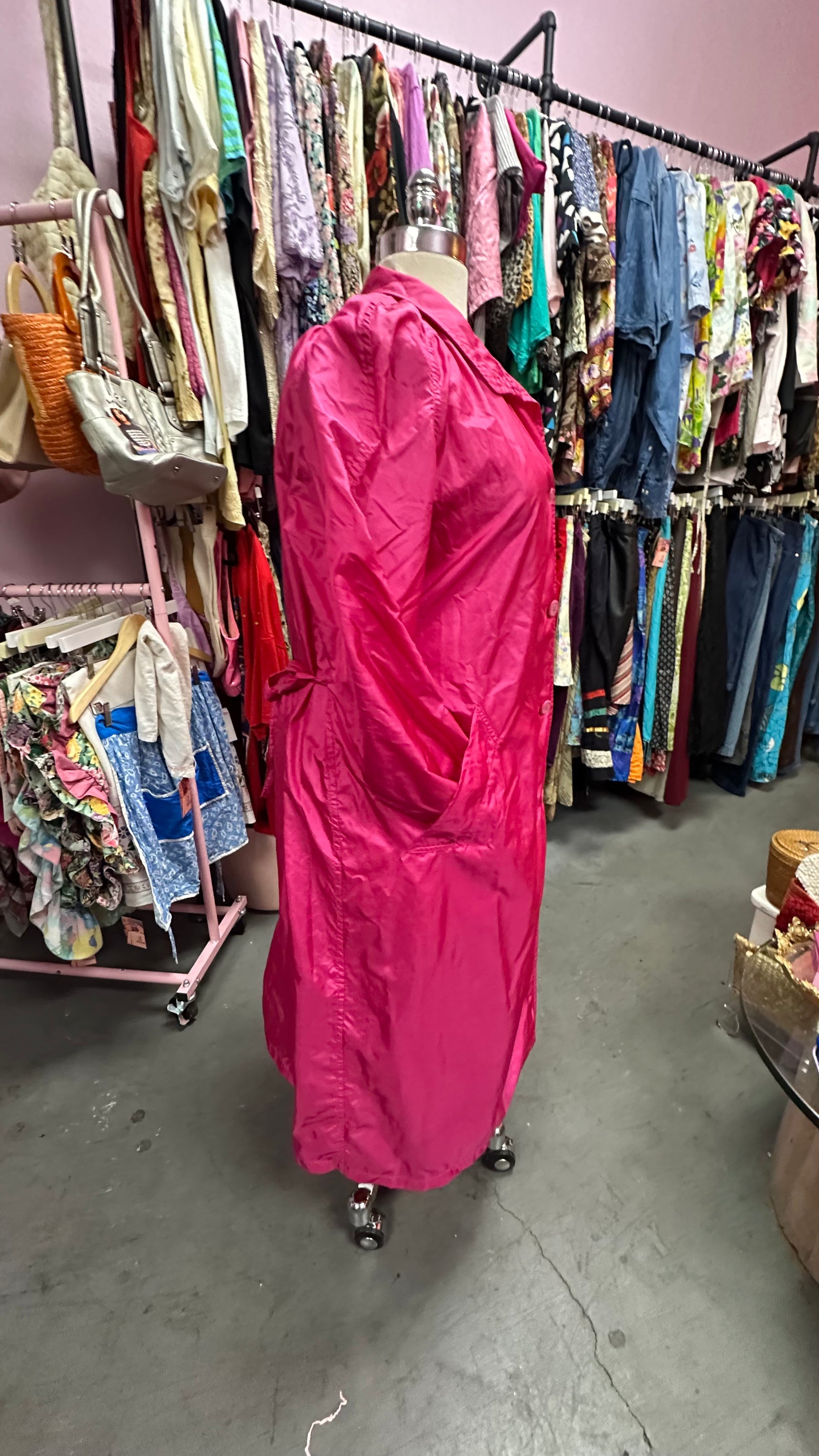 Malibu Pink Trench - Size XL