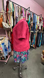 Malibu Pink Short Sleeve Blazer - Size 18W, 2X
