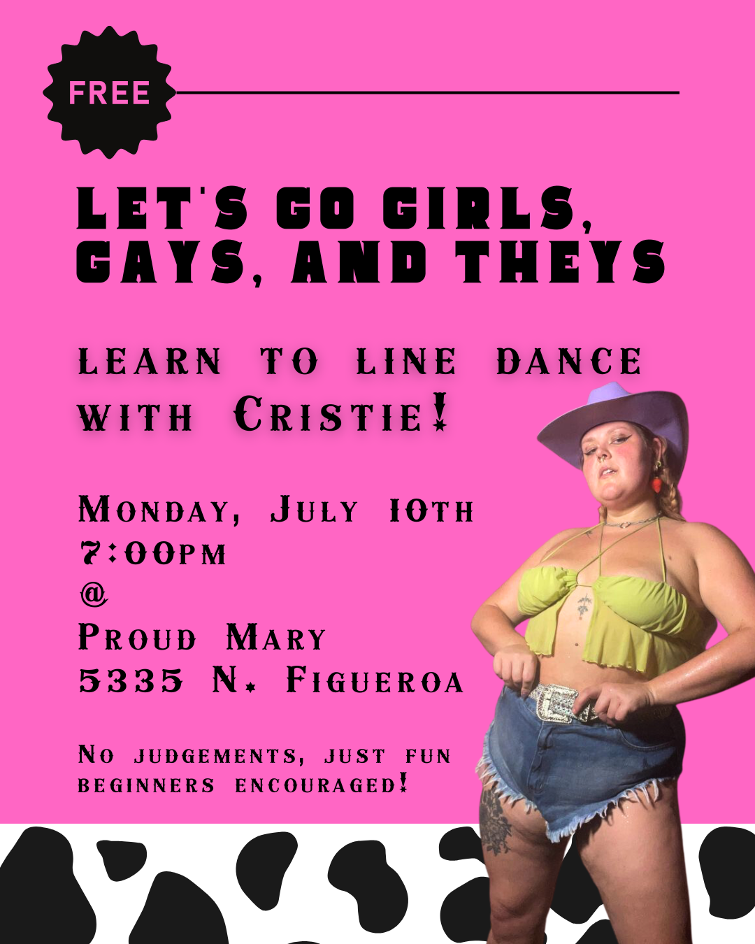 Free Line dancing Class with Cristie!