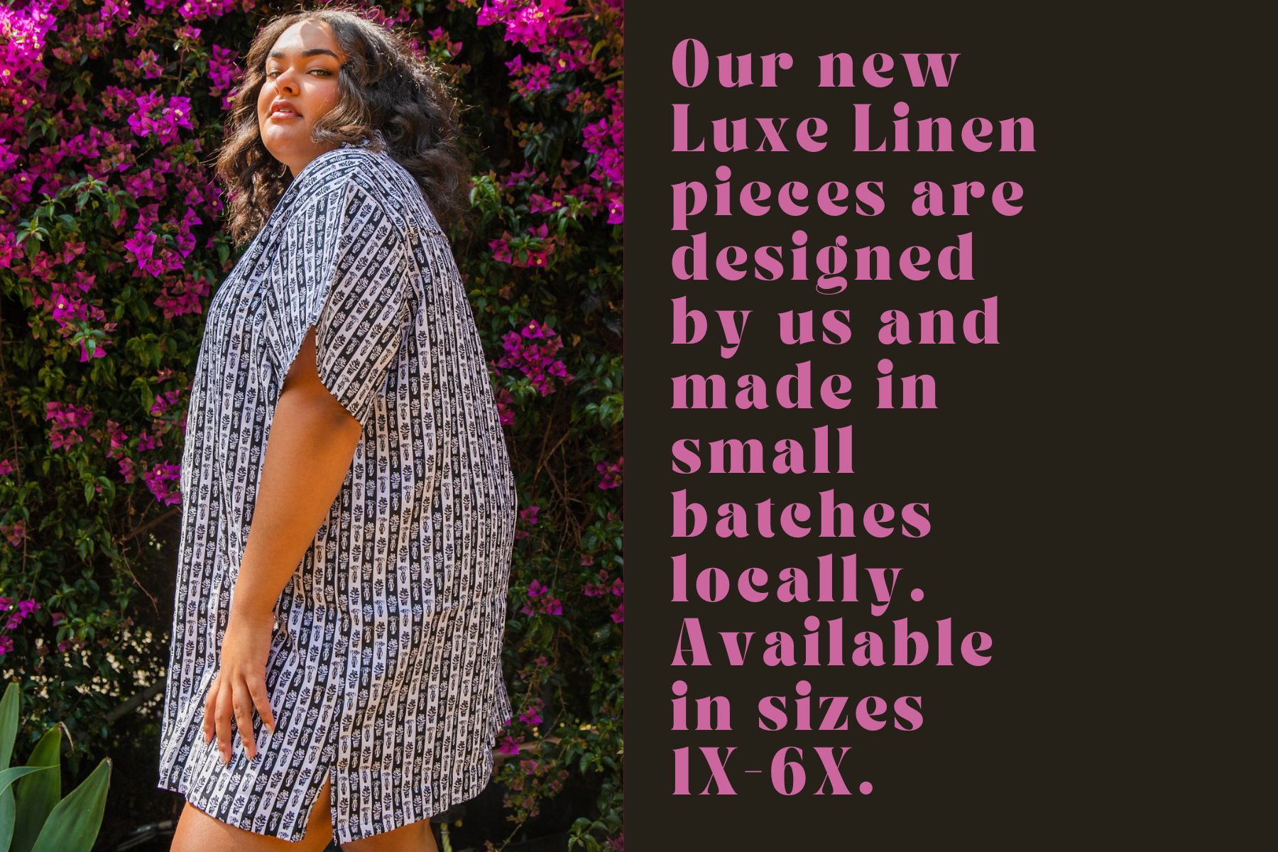 Plus size linen clothing wholesale hot sale