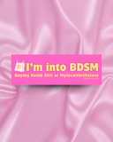 BDSM Bumper Sticker