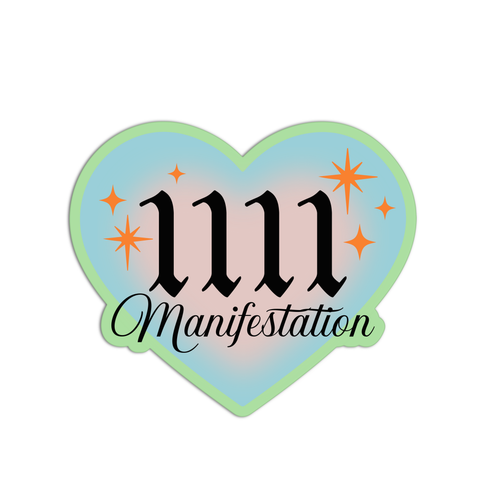 333 Support Angel Numbers Textured Stickers