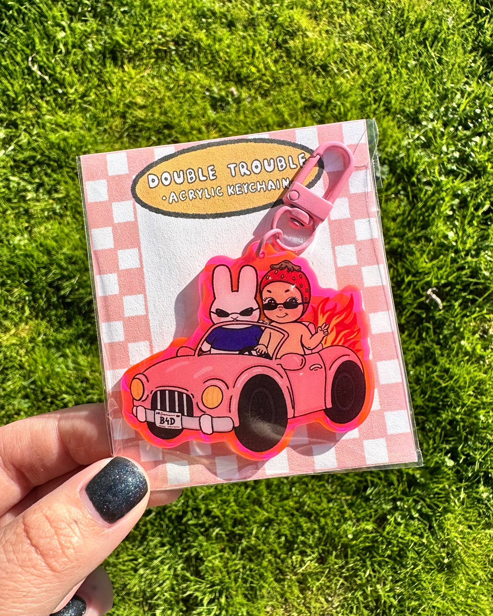 Double Trouble | Acrylic Keychain