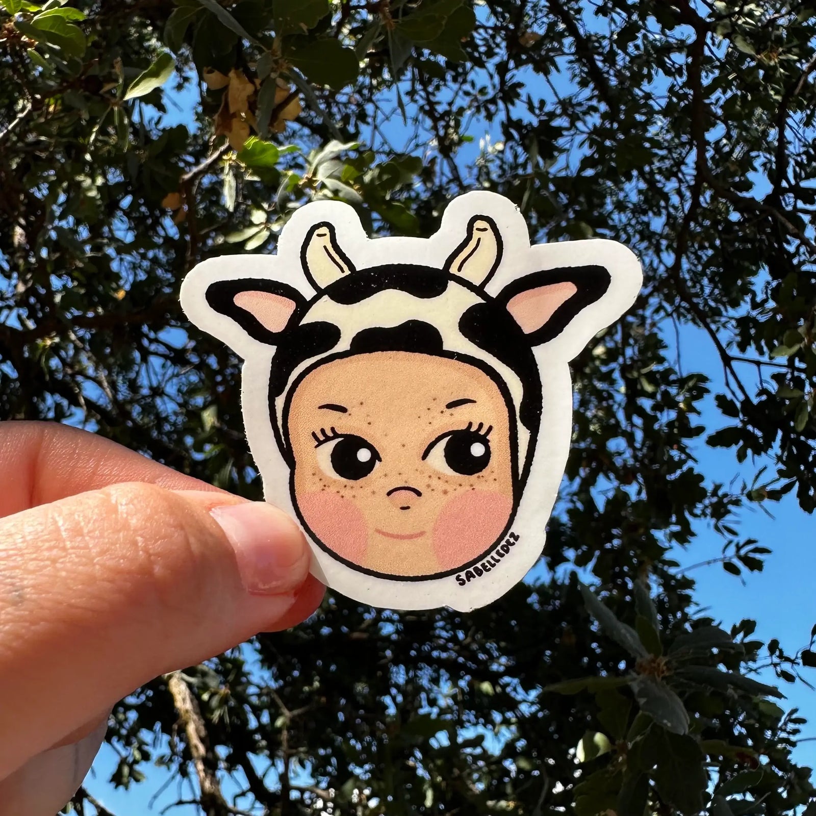 Cow Baby | Sonny Angel | Weatherproof Sticker