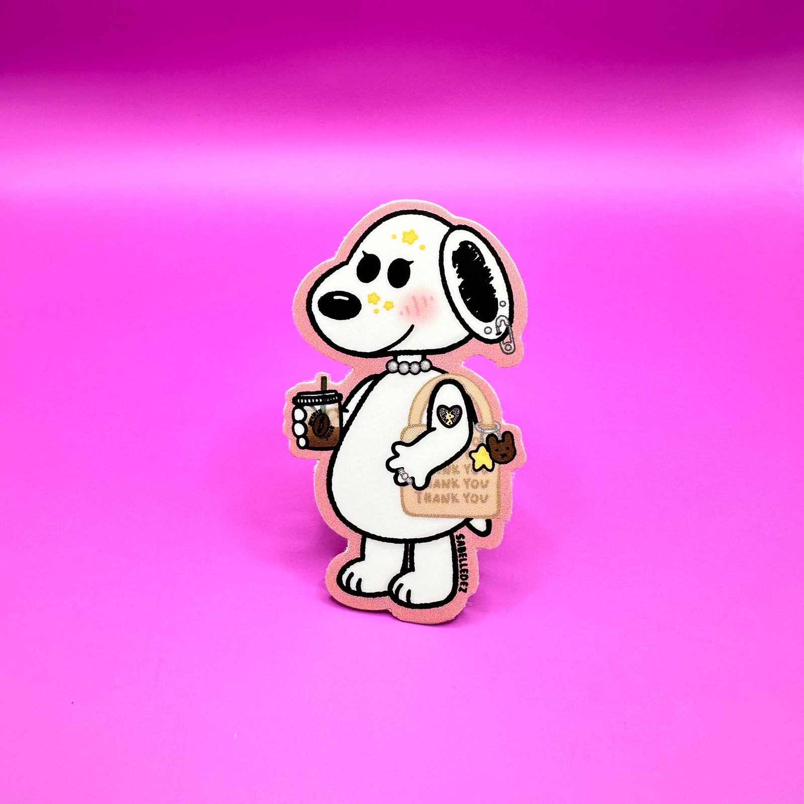 Thrift Snoopy | Weatherproof Sticker