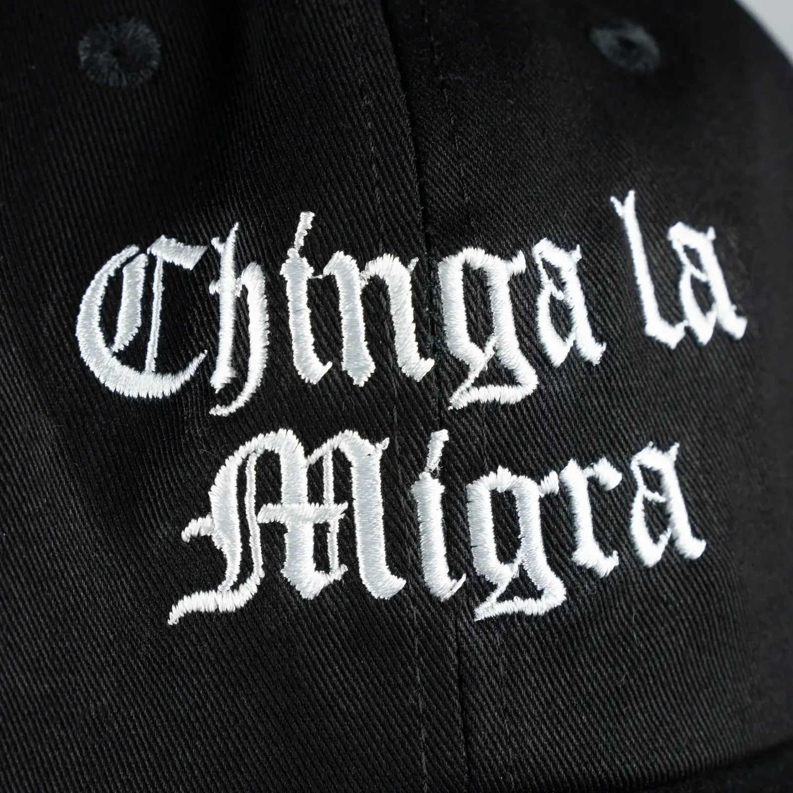 Chinga la Migra Embroidered Cotton Dad Hat