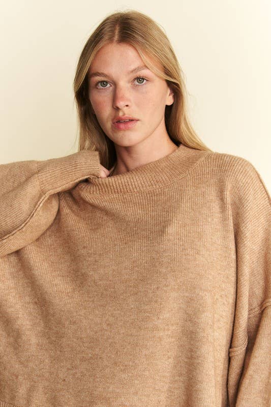 Mix Match Oatmeal Sweater