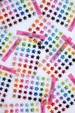 Transparent Rainbow Star Sticker Sheet