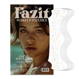 Gold Glitter Freckles Makeup patches for Halloween Tattoo