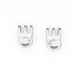 Mini Claw Clip Hoop Earrings - Available in Gold or Stainless Steel