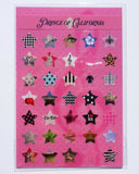 Lucky Stars Transparent Sticker Sheet