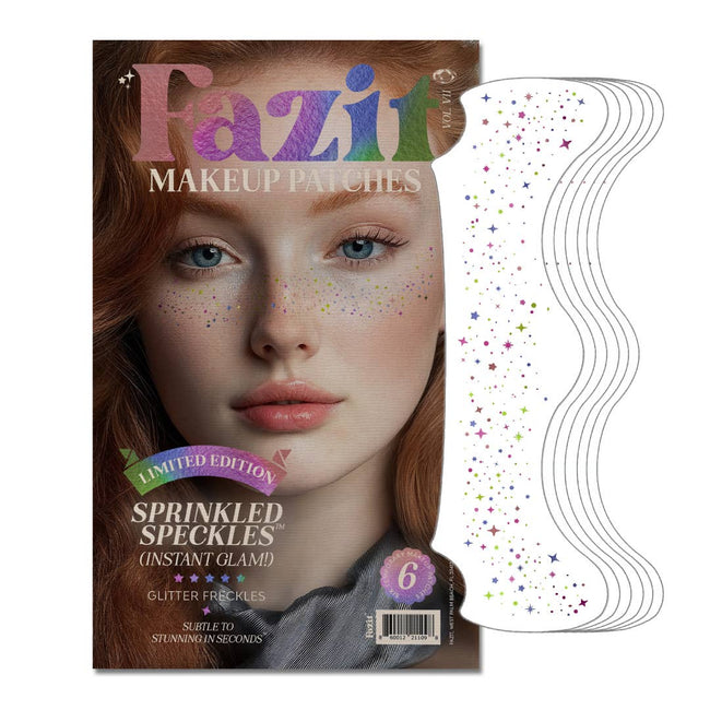 Rainbow Multicolor Halloween Glitter Tattoo Makeup