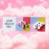 Animal Cracker Acrylic Stud Earrings