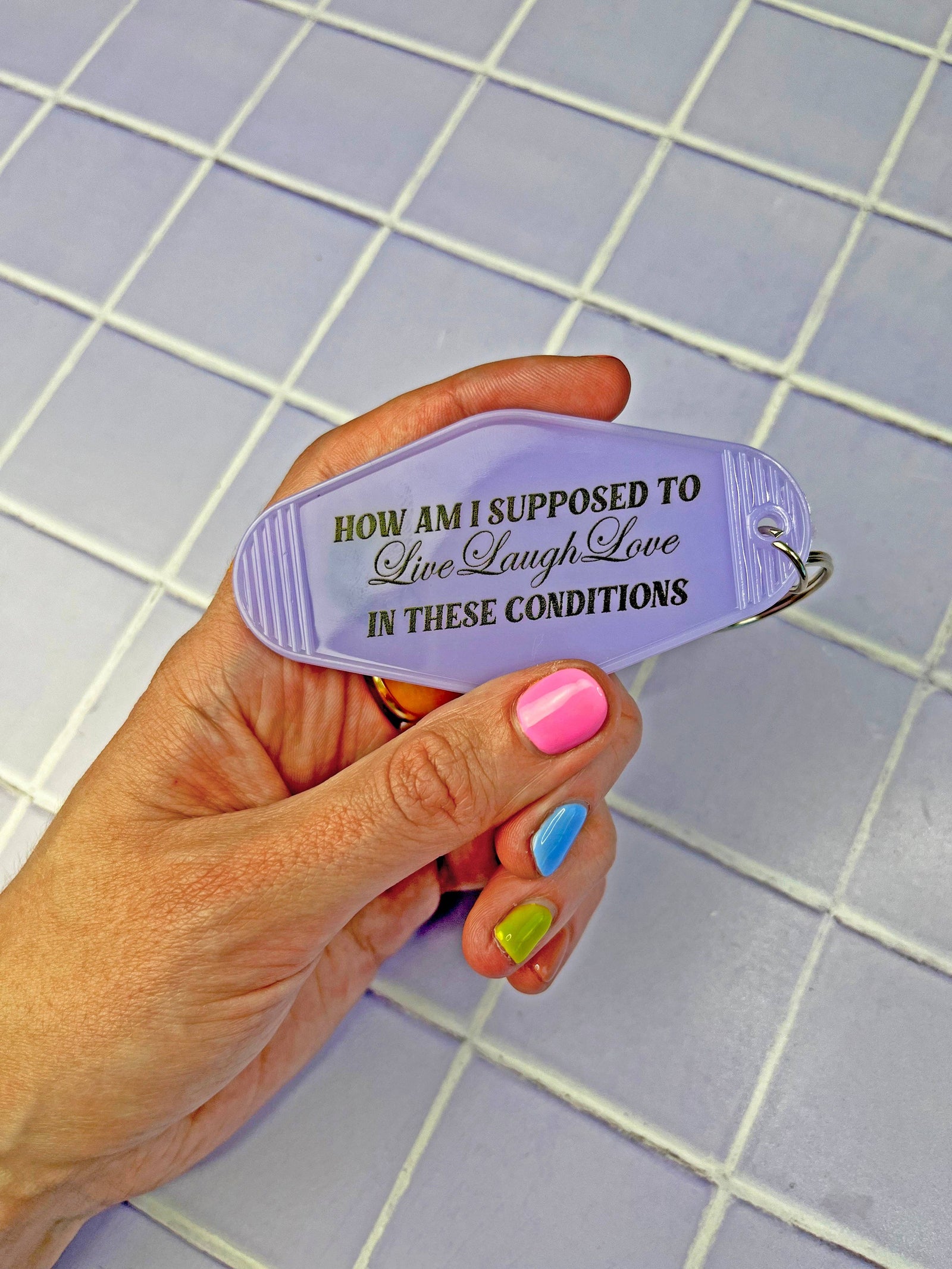 These Conditions Keychain