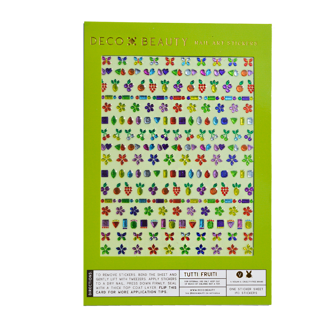 Nail Art Stickers - Tutti Frutti