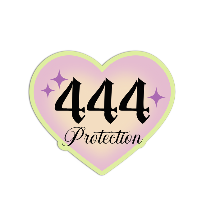 444 Protection Angel Numbers Textured Stickers