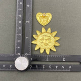 Stainless Steel Celestial Statement Earrings