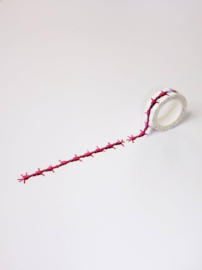 Pink Barbed Wire Washi Tape