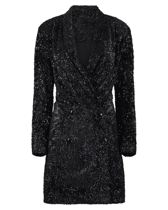 Hilary MacMillan Sequin Blazer Dress - originally $156