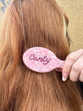 Cunty Mini Pink Travel Hairbrush - Eco Friendly!