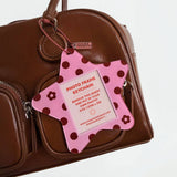 Photo Frame Keychain-Polka Dot Star