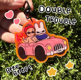 Double Trouble | Acrylic Keychain