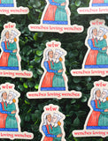WLW Wenches Loving Wenches Medieval Waterproof Vinyl Sticker