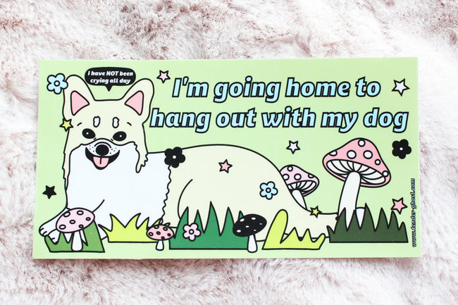 Tender Ghost Hanging Out With My Dog Bumper Sticker