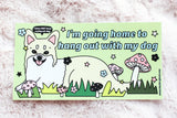 Tender Ghost Hanging Out With My Dog Bumper Sticker