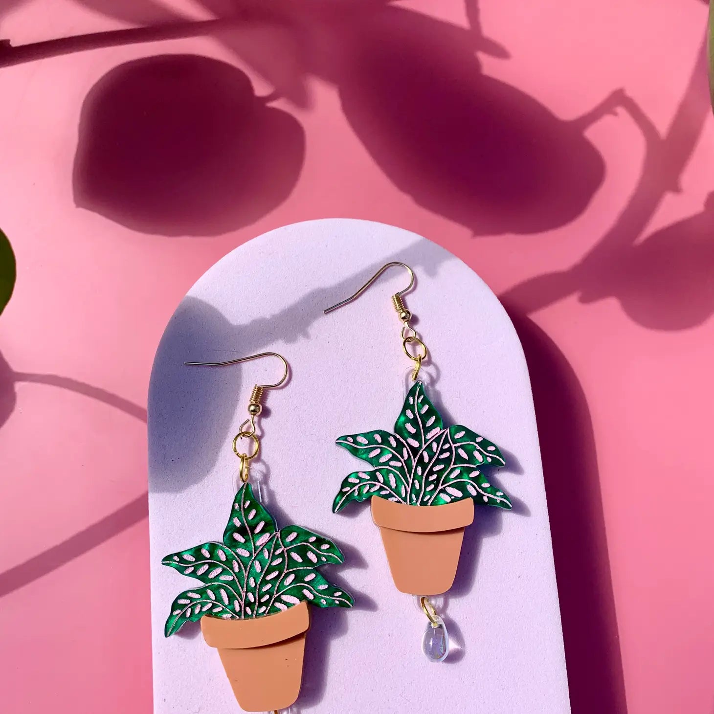 Terracotta Plant Earrings