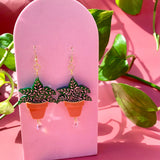 Terracotta Plant Earrings