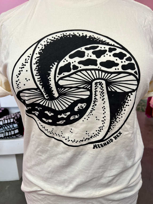 Mermaid Hex Mushroom T-Shirt